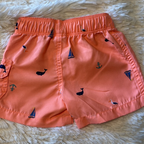 6 Month Carter’s Swim Set, Gap 0-3 Month Onesies Blue& Red Stripes, Gap 0-3 Camo - Picture 6 of 16